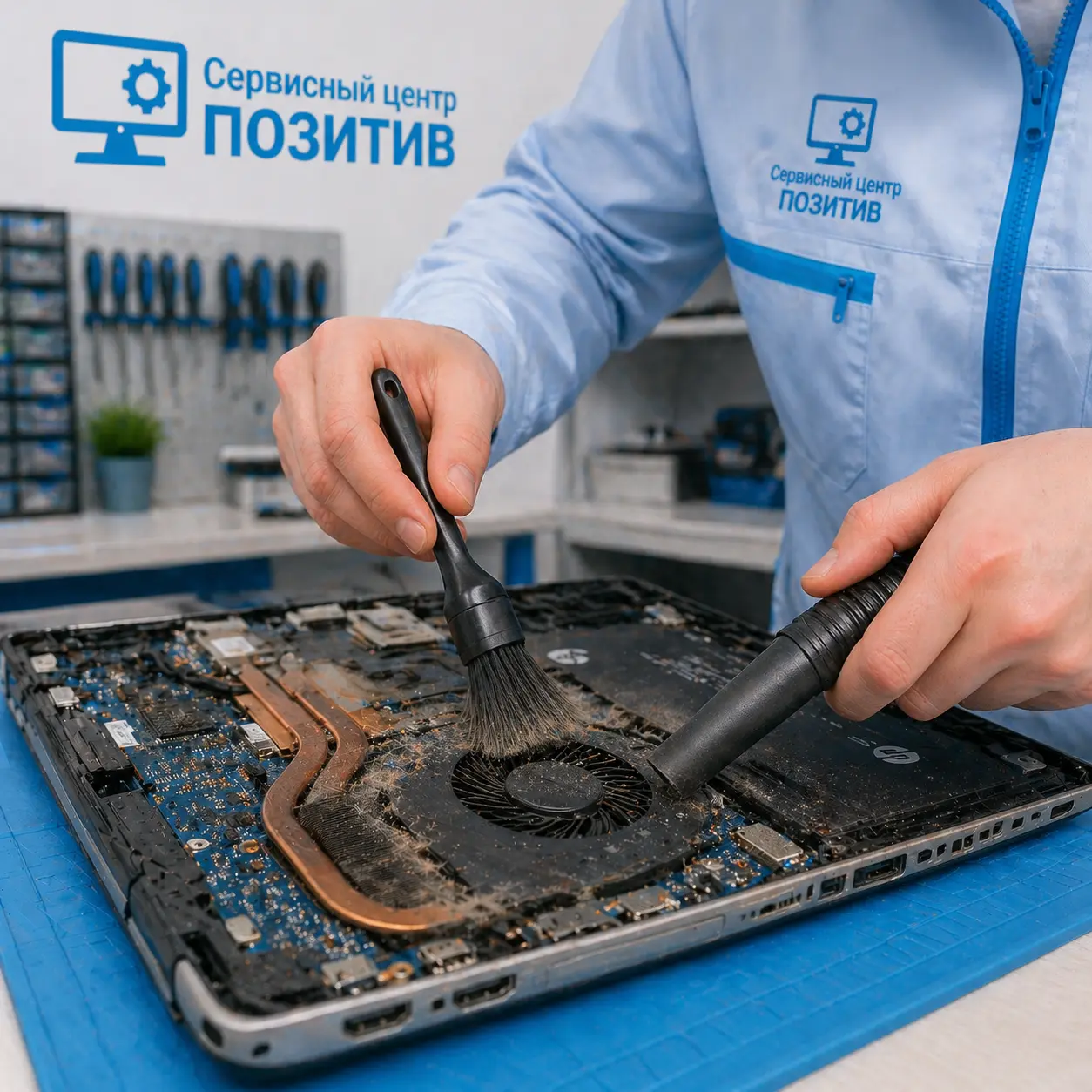 чистка ноутбука HP в Электростали