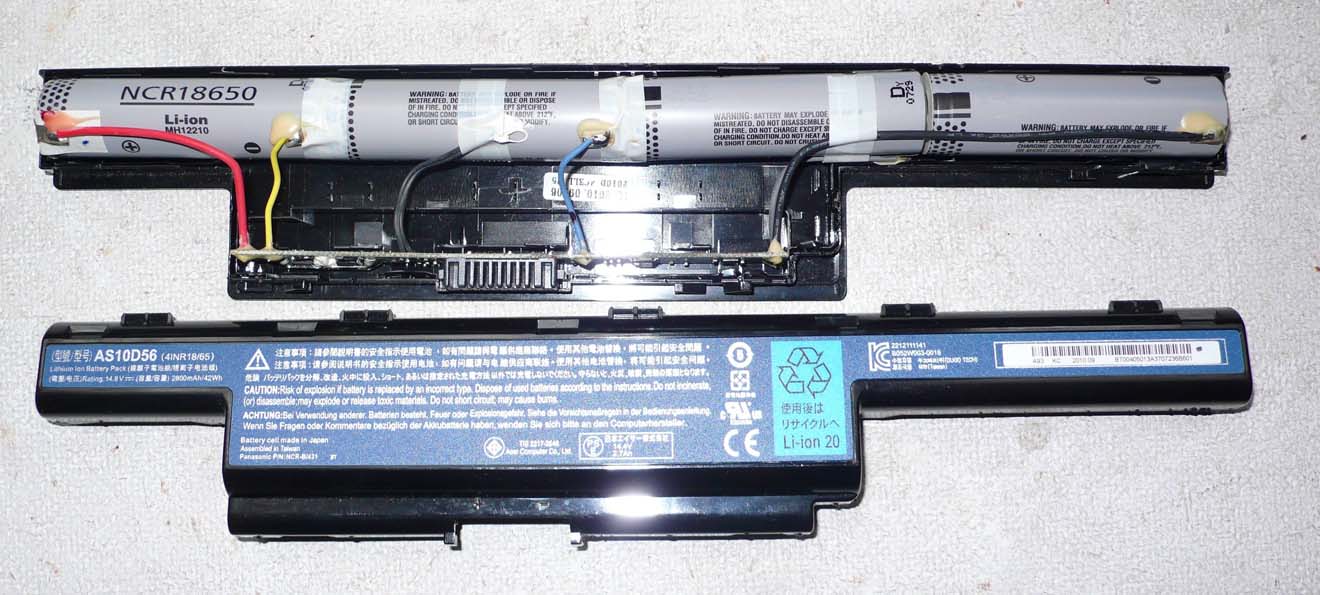Восстановление и замена аккумуляторов (АКБ) ноутбука в Электростали