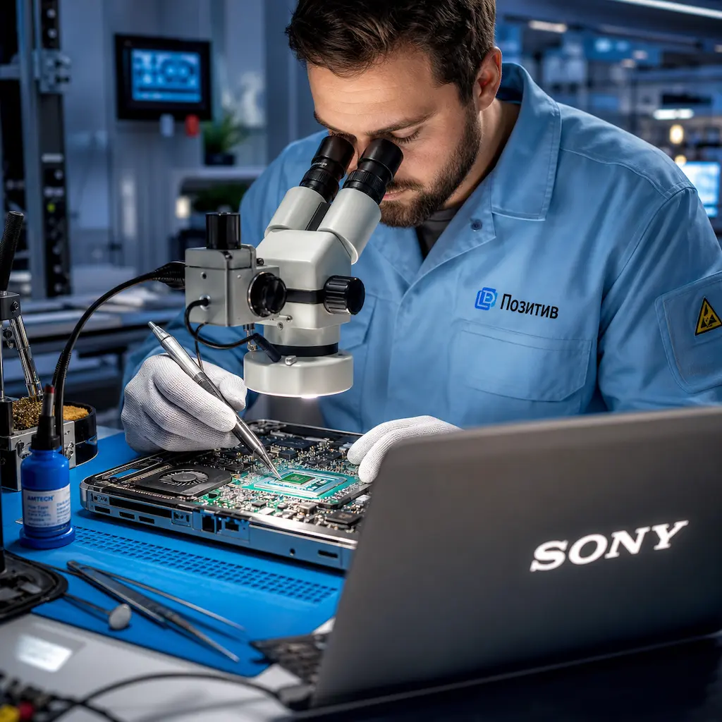 Замена видеокарты ноутбука Sony в Электростали