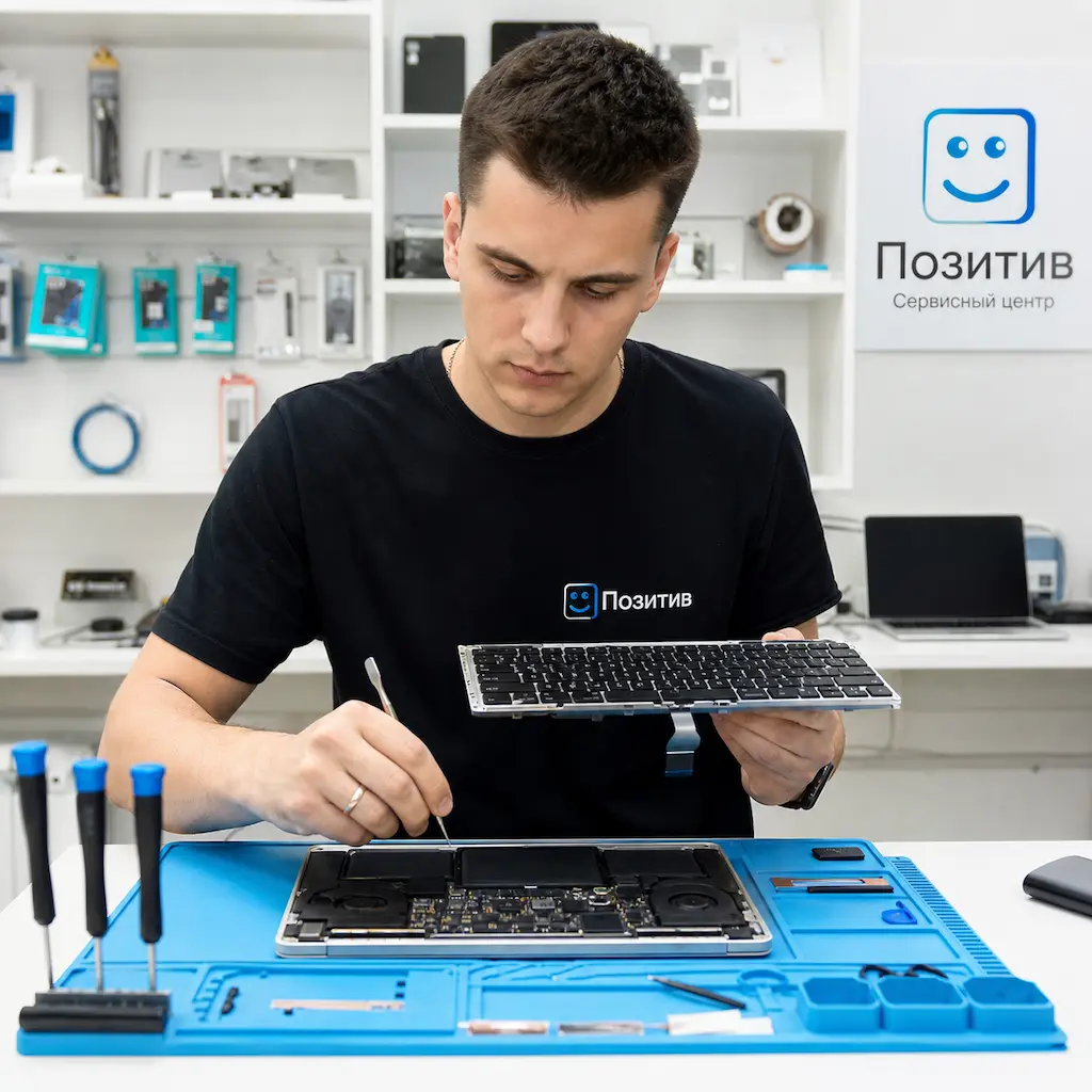 заменить клавиатуру на Apple Macbook в Электростали