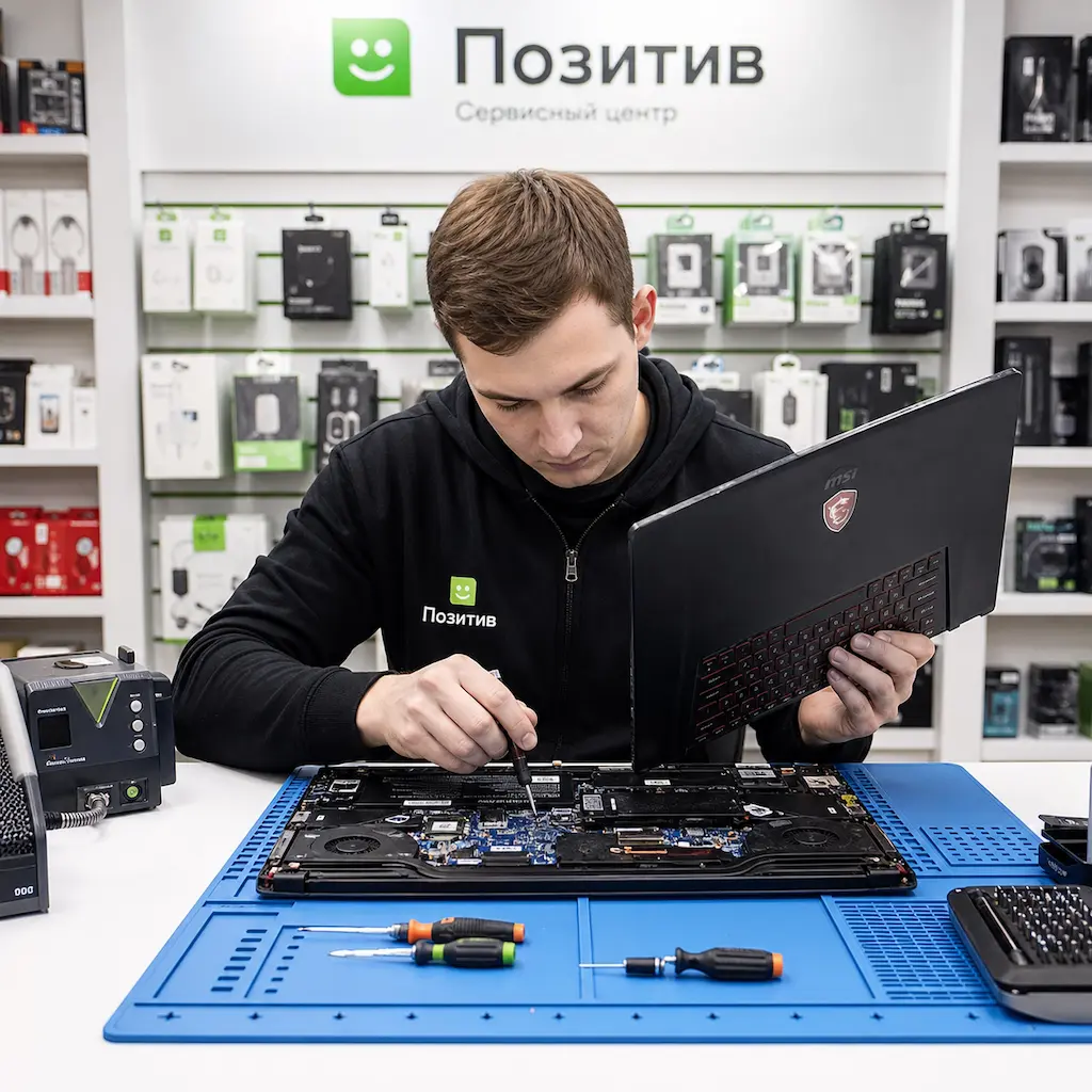 заменить клавиатуру на ноутбуке MSI в Электростали