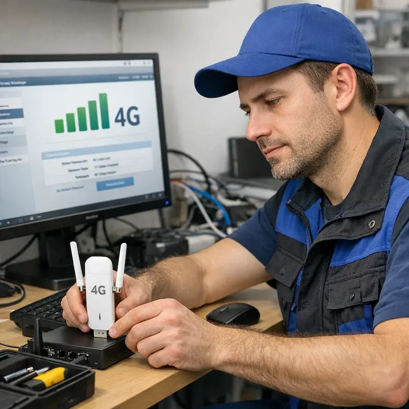 Настройка LTE модема в Электростали