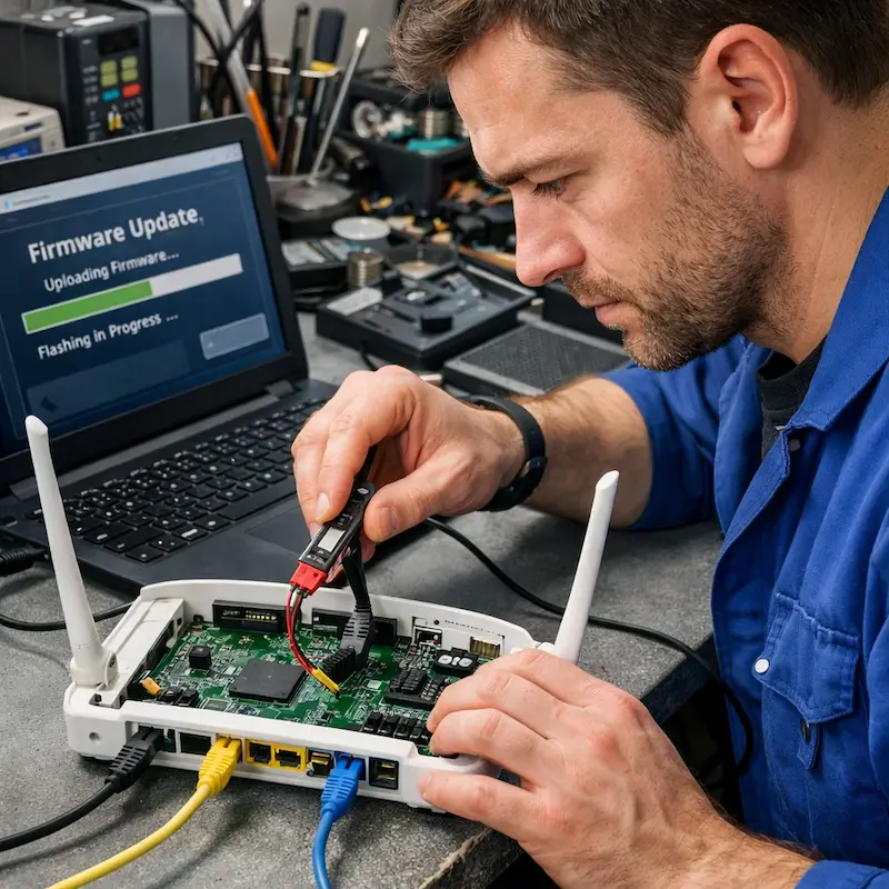 Обновление прошивки роутера в Электростали