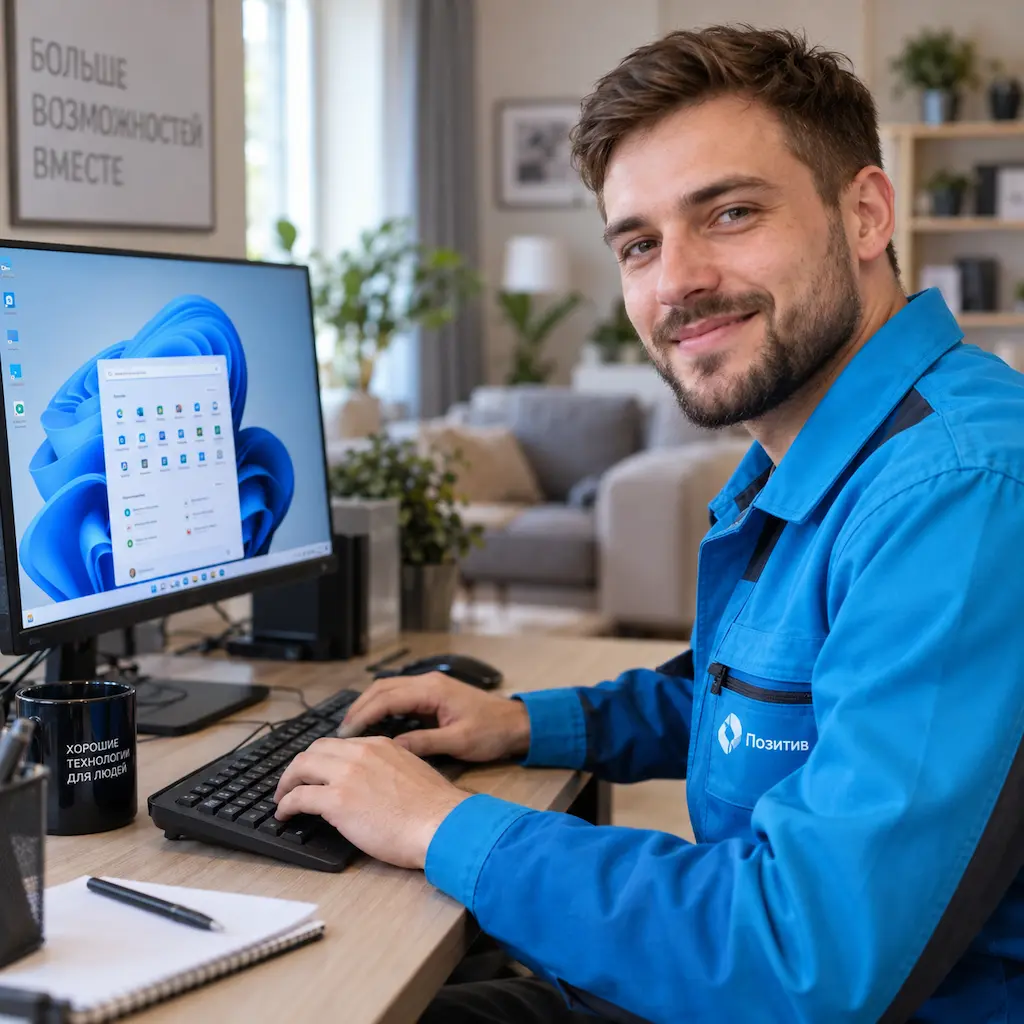 Настройка Windows в Электростали на дому