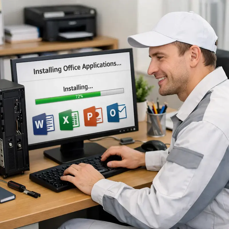 Установка и настройка программ на компьютере в Электростали