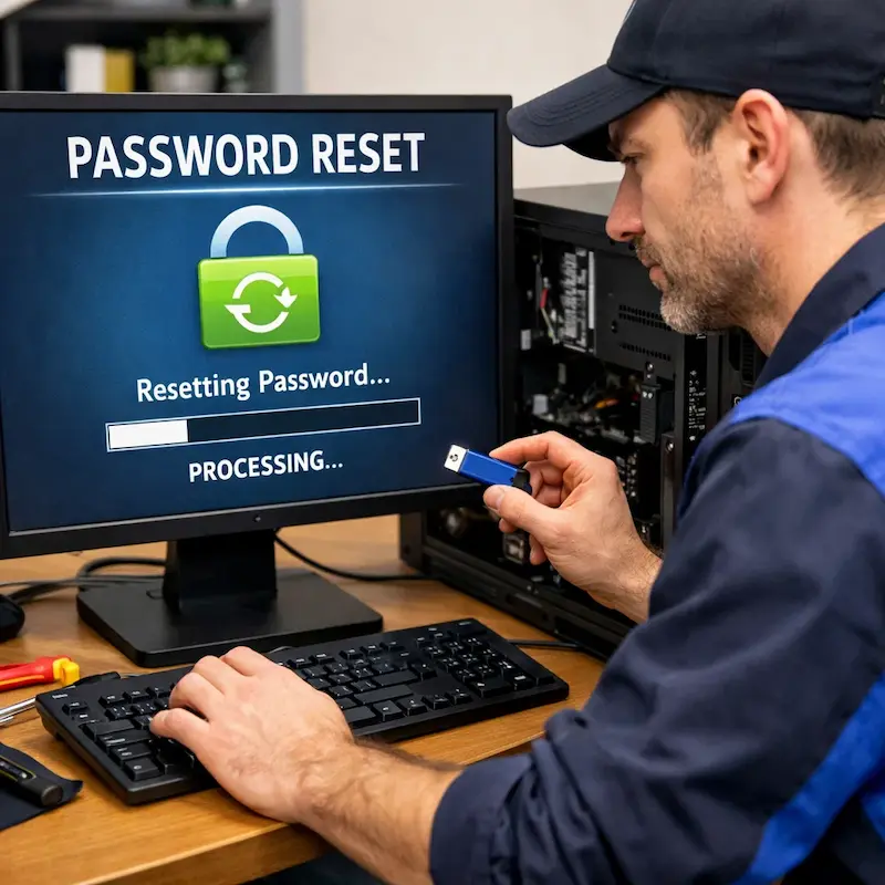 Удаление пароля на компьютере в Электростали