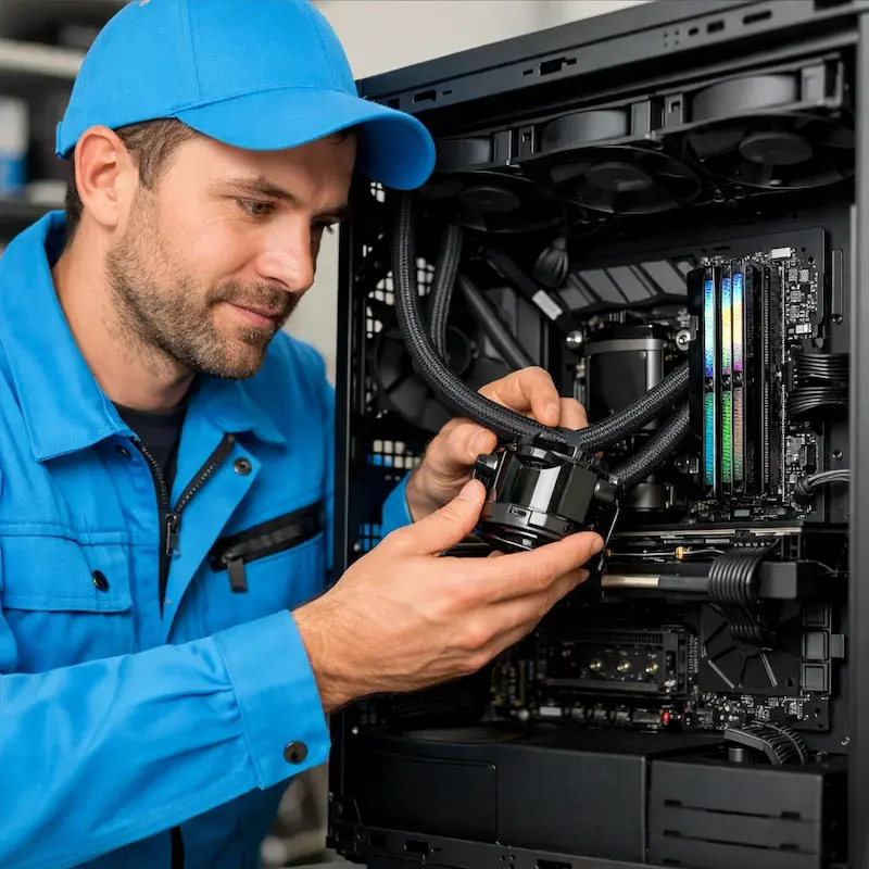 Установка СЖО на ПК в Электростали