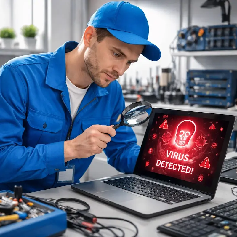 Поиск компьютерных вирусов в Электростали